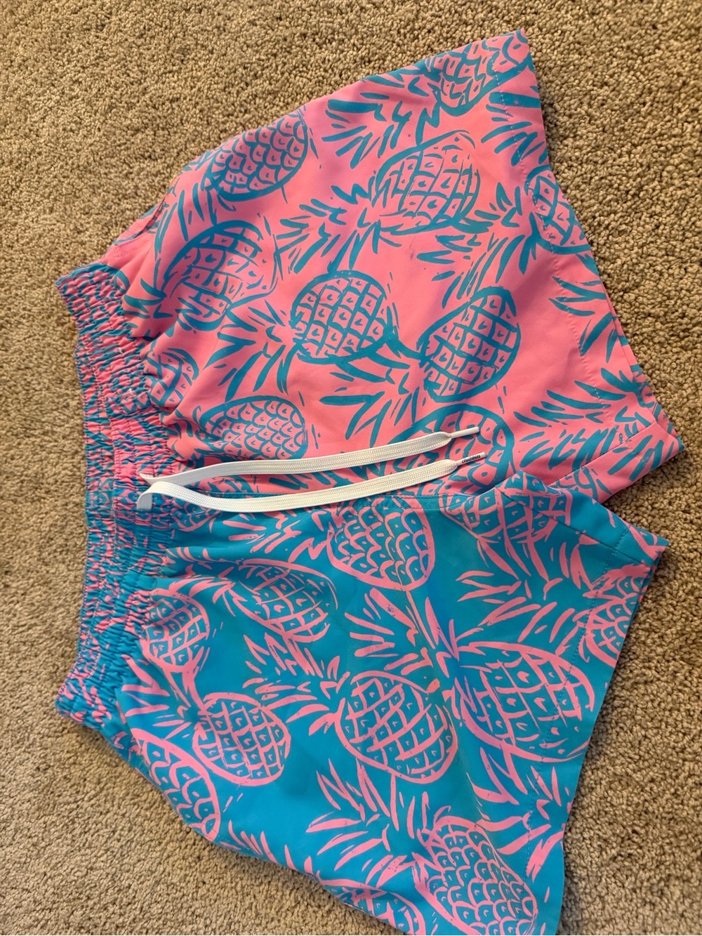 Chubbies pink and blue swim suit